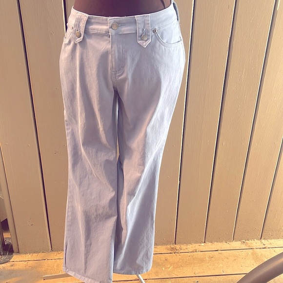 Covington 10 petite stretch blue pants - Picture 2 of 10